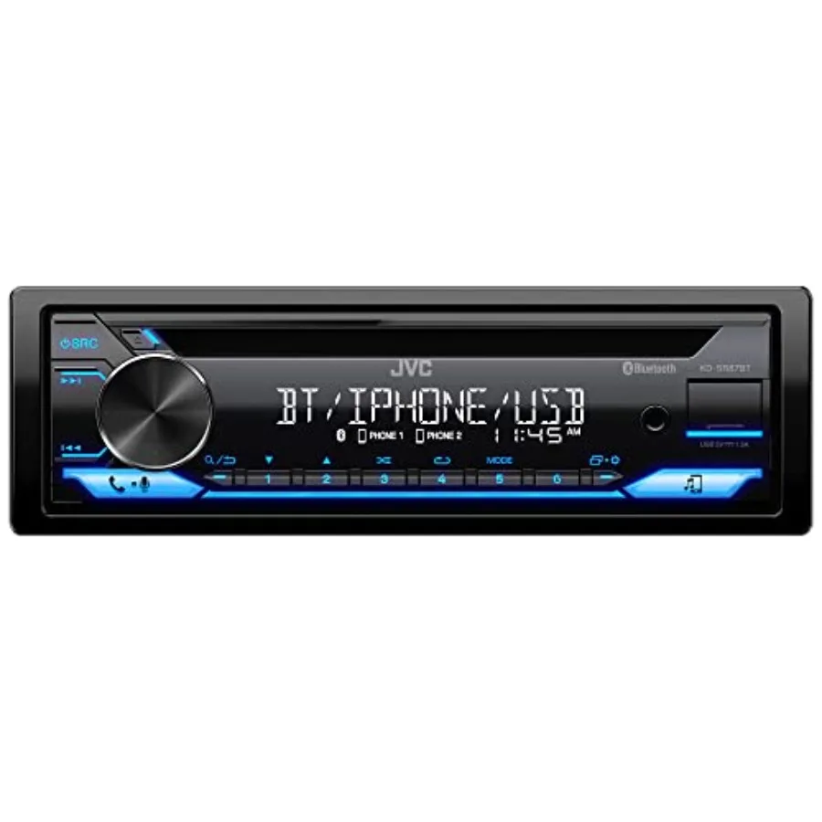 Автомагнитола KD-SR87BT с Bluetooth, USB-портом, AM/FM-радио, MP3-плеером, высококонтрастным ЖК-дисплеем, съемной лицевой панелью, 1 DIN, 13-полосная.
Автомагнитола KD-SR87BT с Bluetooth, USB-портом, AM/FM-радио, MP3-плеером, высококонтрастным ЖК-дисплеем, съемной лицевой панелью, 1 DIN, 13-полосная.