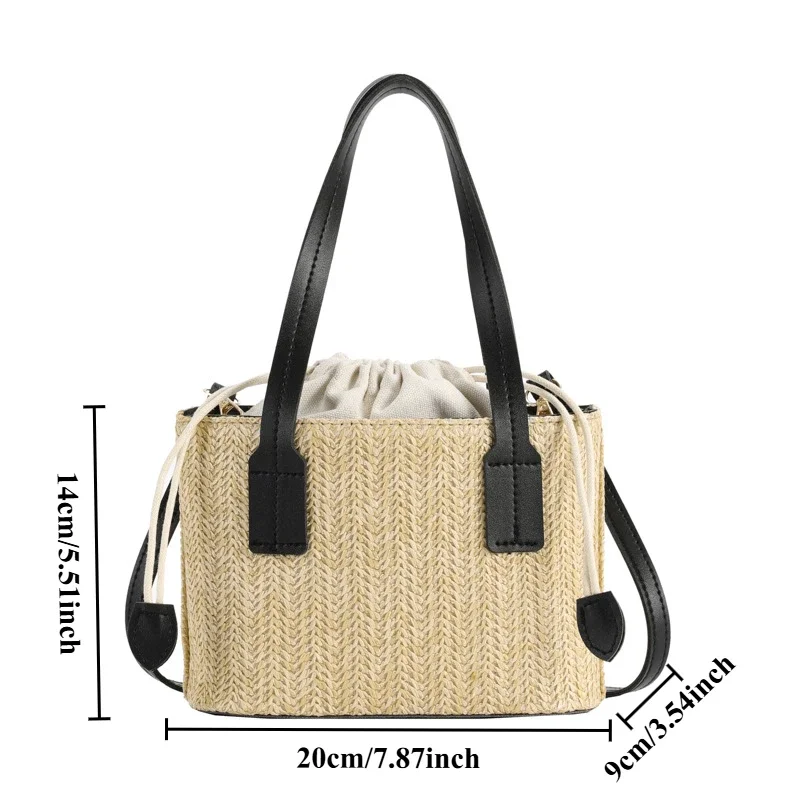 New mini bag female fashion simple shoulder bag retro straw handbag 2025 spring casual commuting crossbody bag
New mini bag female fashion simple shoulder bag retro straw handbag 2025 spring casual commuting crossbody bag
