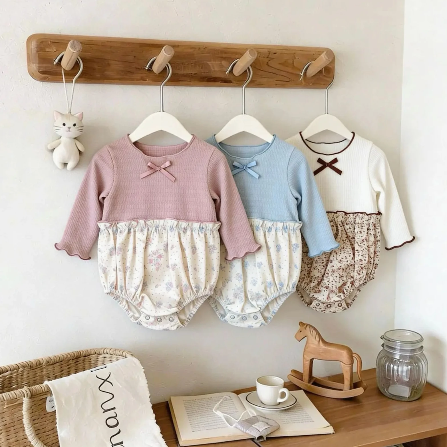 2026 Spring New Baby Girl Long Sleeve Bodysuit Infant Girls Cute Bow Floral Princess Jumpsuit Cotton Toddler Clothes 0-24M
2026 Spring New Baby Girl Long Sleeve Bodysuit Infant Girls Cute Bow Floral Princess Jumpsuit Cotton Toddler Clothes 0-24M