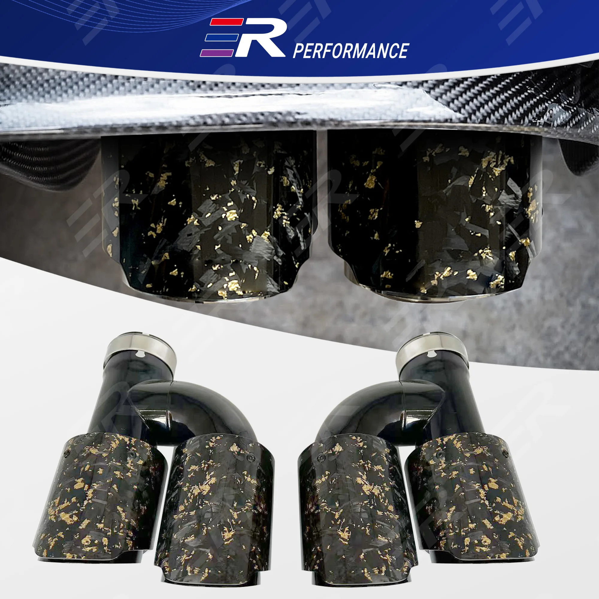 ER Double Outlet Exhaust Tip Real Glossy Carbon Fiber Black Stainless Automotive Muffler Pipe Modification for Car Decoration
ER Double Outlet Exhaust Tip Real Glossy Carbon Fiber Black Stainless Automotive Muffler Pipe Modification for Car Decoration