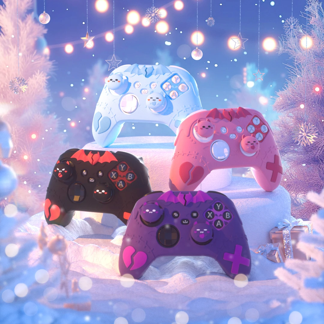 PlayVital Cute Silicone Case Cover for Xbox Series X & S Controller (Xbox Core Wireless Controller) - Purple&Pink&Blue&Black
PlayVital Cute Silicone Case Cover for Xbox Series X & S Controller (Xbox Core Wireless Controller) - Purple&Pink&Blue&Black