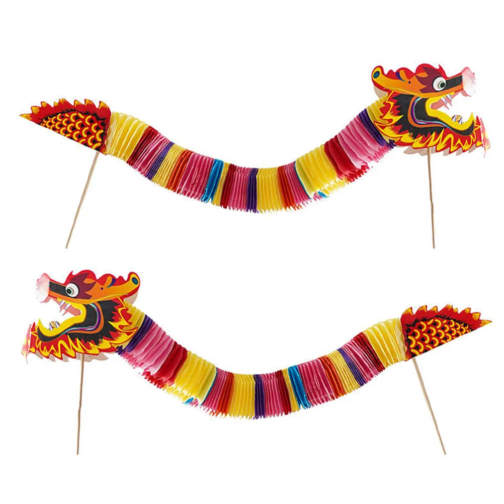 2Pcs Paper Dragon Decoration Chinese New Year Handheld Dragon Ornament 3D Spring Festival Photo Props Party Decor
2Pcs Paper Dragon Decoration Chinese New Year Handheld Dragon Ornament 3D Spring Festival Photo Props Party Decor