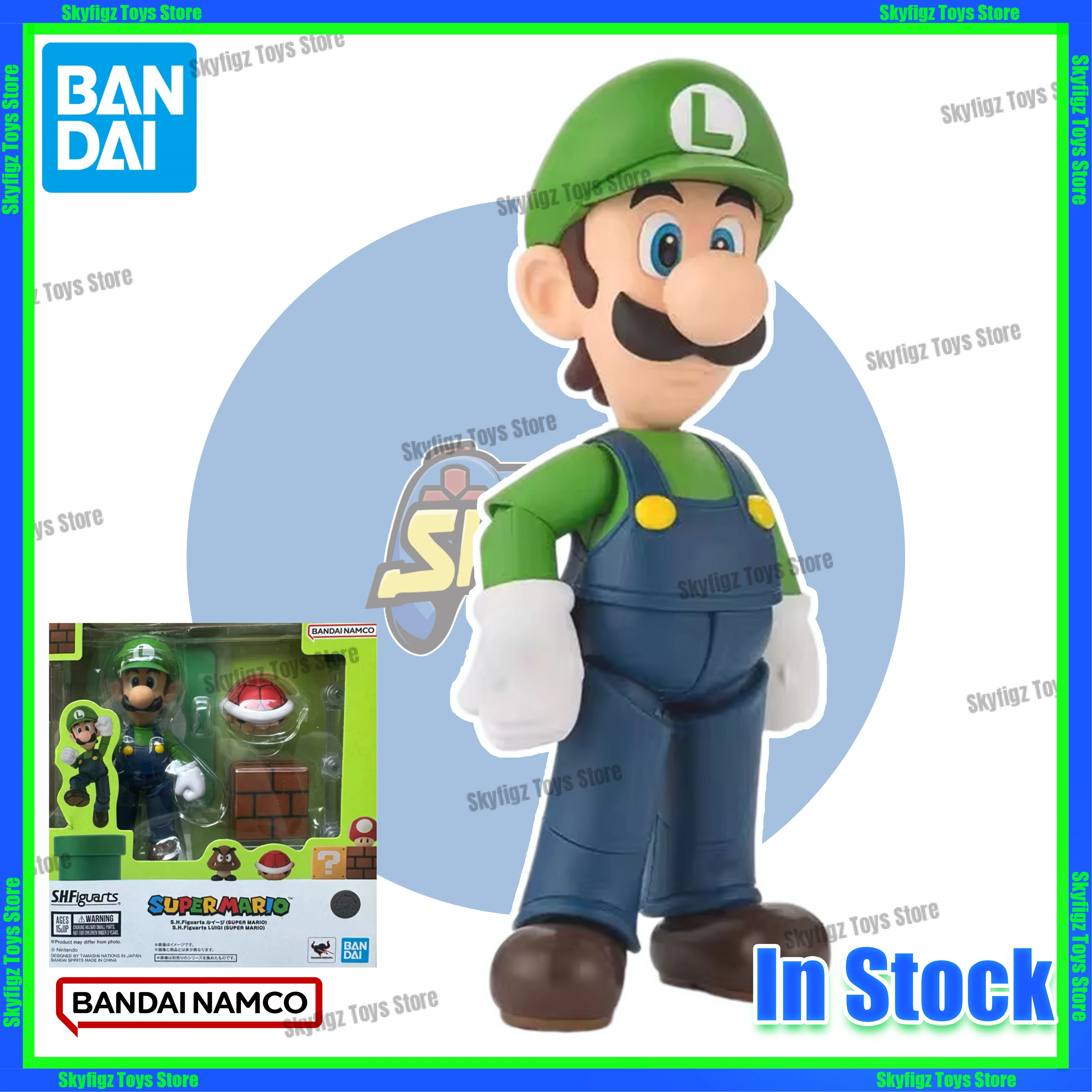 In stock Bandai SHF Super Mario Luigi Cuckold Luigi movable figure in stock movable figure collection gift
In stock Bandai SHF Super Mario Luigi Cuckold Luigi movable figure in stock movable figure collection gift