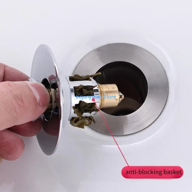 900B Bathroom Sink Plug Stopper Washbasin Popup Bounce Drain Filter Shower Sink Filter Plug Anti-Clogging Stoppers Tool
900B Bathroom Sink Plug Stopper Washbasin Popup Bounce Drain Filter Shower Sink Filter Plug Anti-Clogging Stoppers Tool