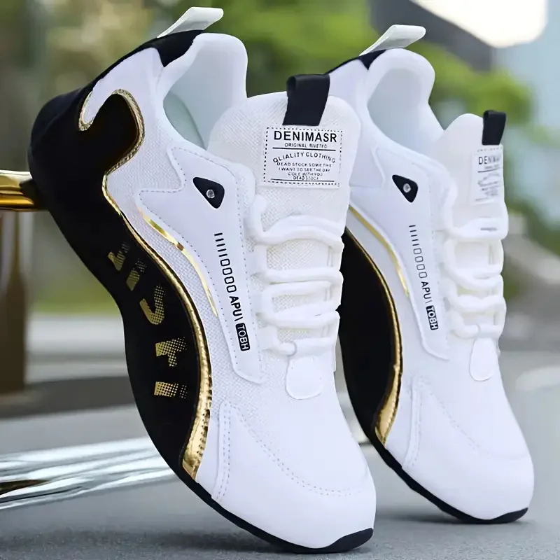 Men's Fashion Running Shoes Outdoor Casual Sport Shoes Dual-Color Design Durable Sole Comfortable Fabric Lining Tie-Up All-Seaso
Men's Fashion Running Shoes Outdoor Casual Sport Shoes Dual-Color Design Durable Sole Comfortable Fabric Lining Tie-Up All-Seaso