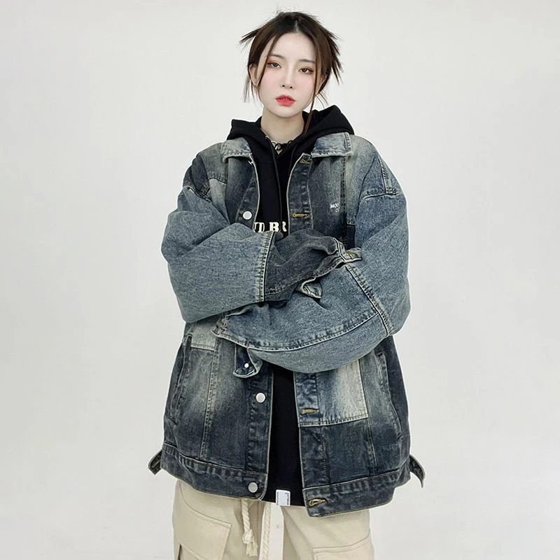 Свободный крой, мужская джинсовая куртка большого размера в американском стиле ретро с принтом тай-дай, повседневная длинная свековая дышащая верхняя одежда на осень
Свободный крой, мужская джинсовая куртка большого размера в американском стиле ретро с принтом тай-дай, повседневная длинная свековая дышащая верхняя одежда на осень