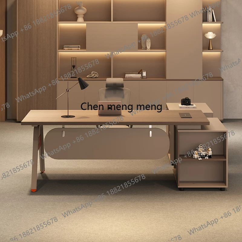 Light Luxury Simple Boss Table Modern Designer Customization Reading Storage Desk Filing Cabinets Bureau Meuble Furniture
Light Luxury Simple Boss Table Modern Designer Customization Reading Storage Desk Filing Cabinets Bureau Meuble Furniture