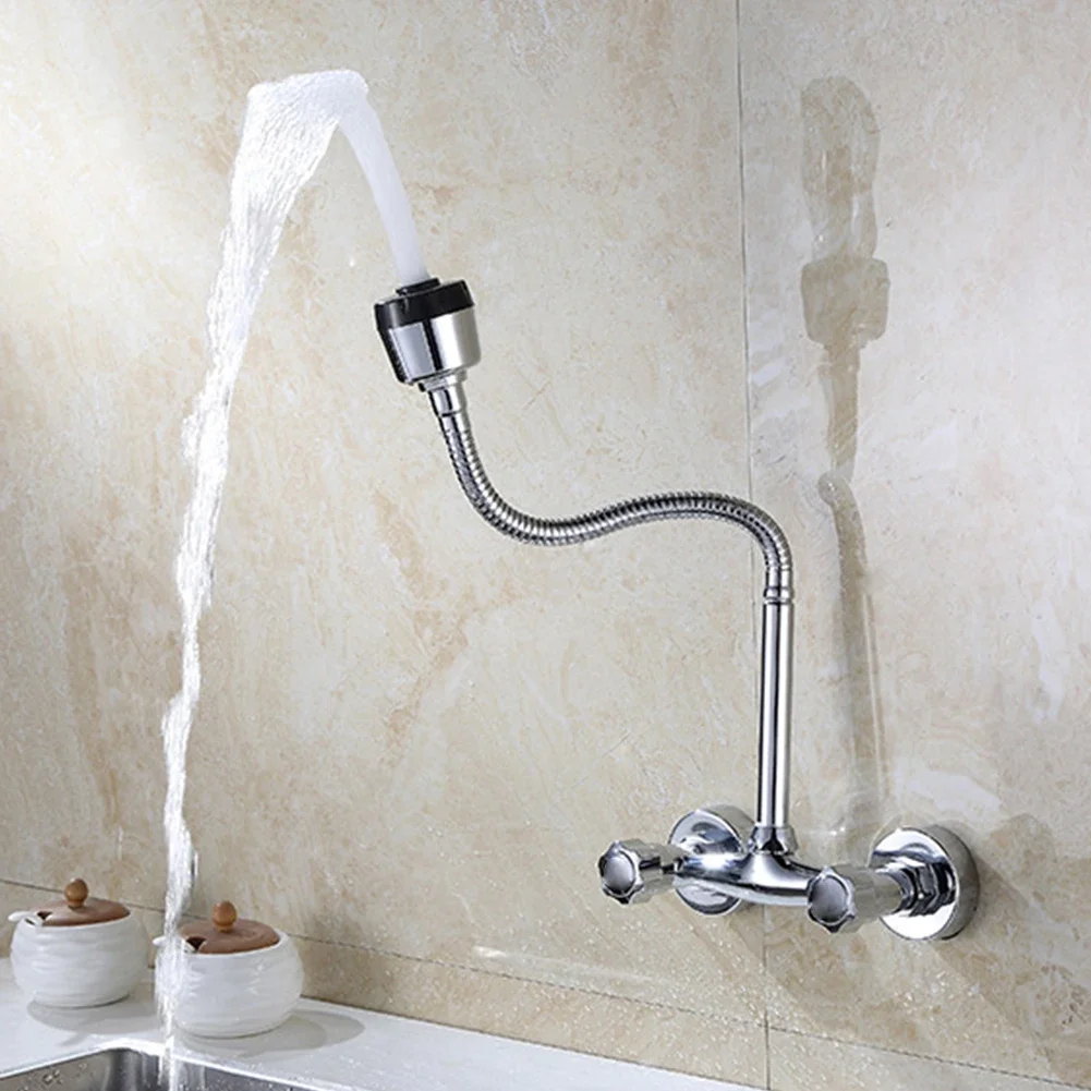 Zinc Alloy Brushed Kitchen Faucet Wall Mount 2 Function Hot And Cold Water Sink Faucet 360 Degree Rotating Sprayer Faucet
Zinc Alloy Brushed Kitchen Faucet Wall Mount 2 Function Hot And Cold Water Sink Faucet 360 Degree Rotating Sprayer Faucet