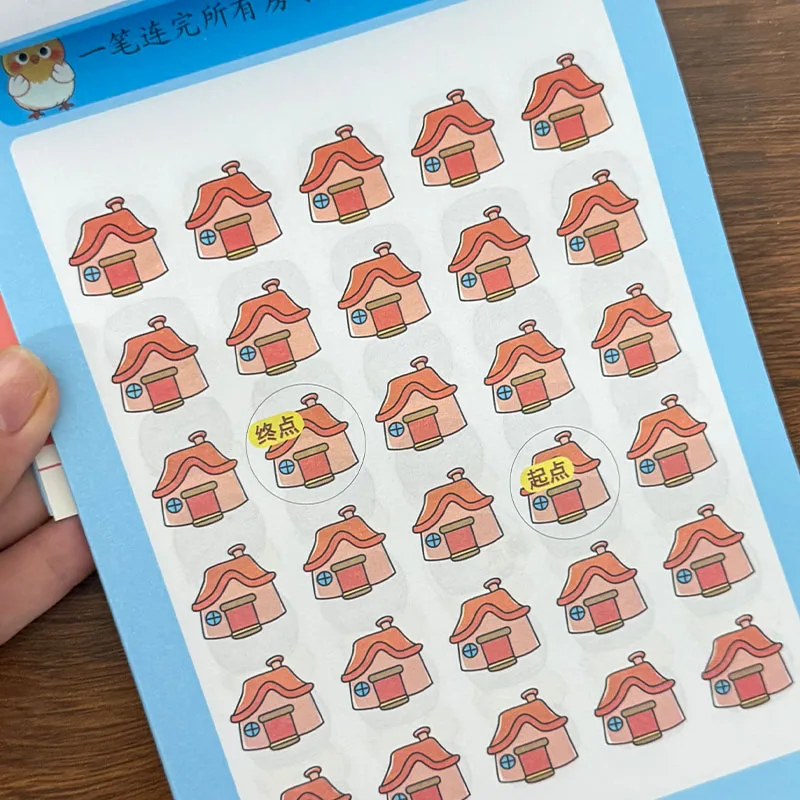 Kids One Line Challenge Puzzle Book Whole Brain Thinking Training Preschool Early Education Game Book
Kids One Line Challenge Puzzle Book Whole Brain Thinking Training Preschool Early Education Game Book