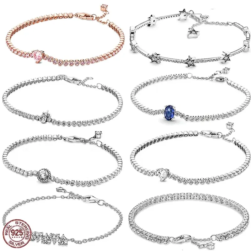 925 sterling silver crystal tennis bracelet shining women's jewelry high-quality charm luxurious zircon bracelet wedding gift
925 sterling silver crystal tennis bracelet shining women's jewelry high-quality charm luxurious zircon bracelet wedding gift