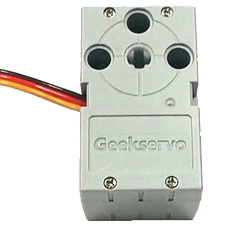 Geekservo 2KG Servo Dual Output Cross Axis 360 Degree Programmable Dual Output Axis Suitable for Lego Building Blocks
Geekservo 2KG Servo Dual Output Cross Axis 360 Degree Programmable Dual Output Axis Suitable for Lego Building Blocks