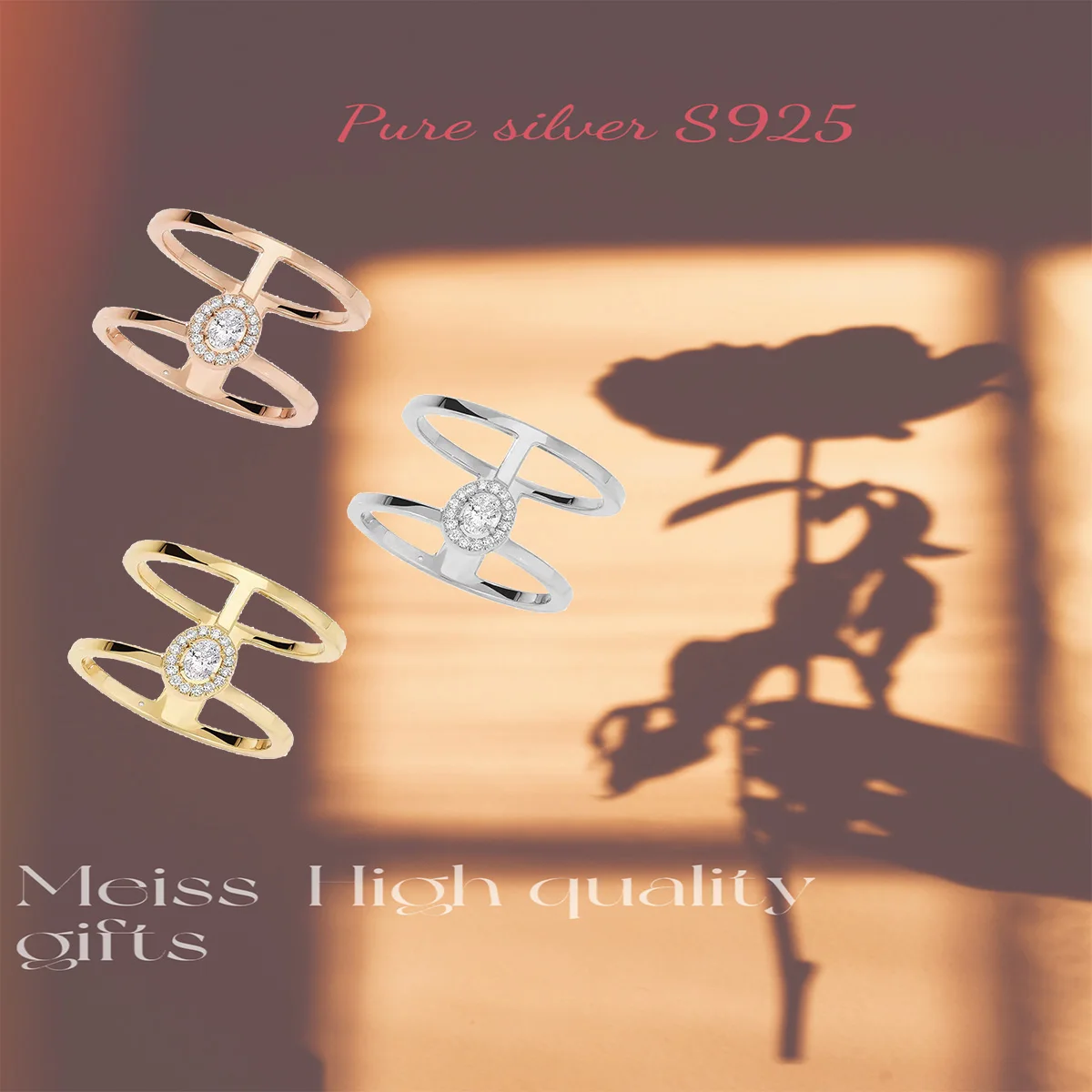 Pure silver s925 ring A versatile ring with a high-end minimalist temperament is a must-have for parties
Pure silver s925 ring A versatile ring with a high-end minimalist temperament is a must-have for parties