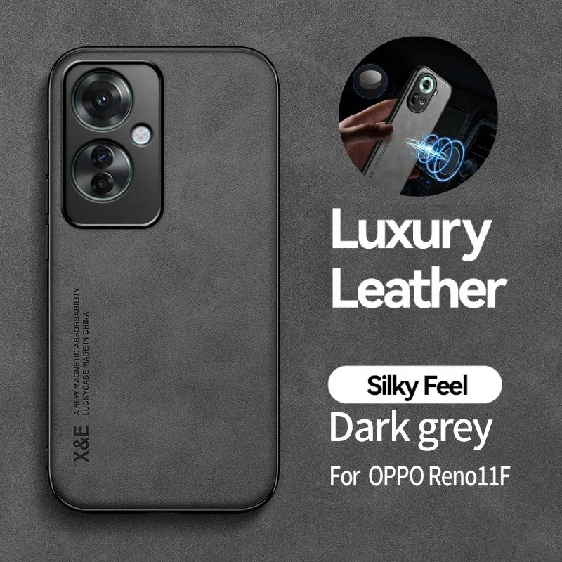 Reno11F 5G Case Built in Metal Plate Magnetic Car Holder Leather Phone Cases For OPPO Reno11 F Reno 11F 11 F 5G Back Soft Cover
Reno11F 5G Case Built in Metal Plate Magnetic Car Holder Leather Phone Cases For OPPO Reno11 F Reno 11F 11 F 5G Back Soft Cover