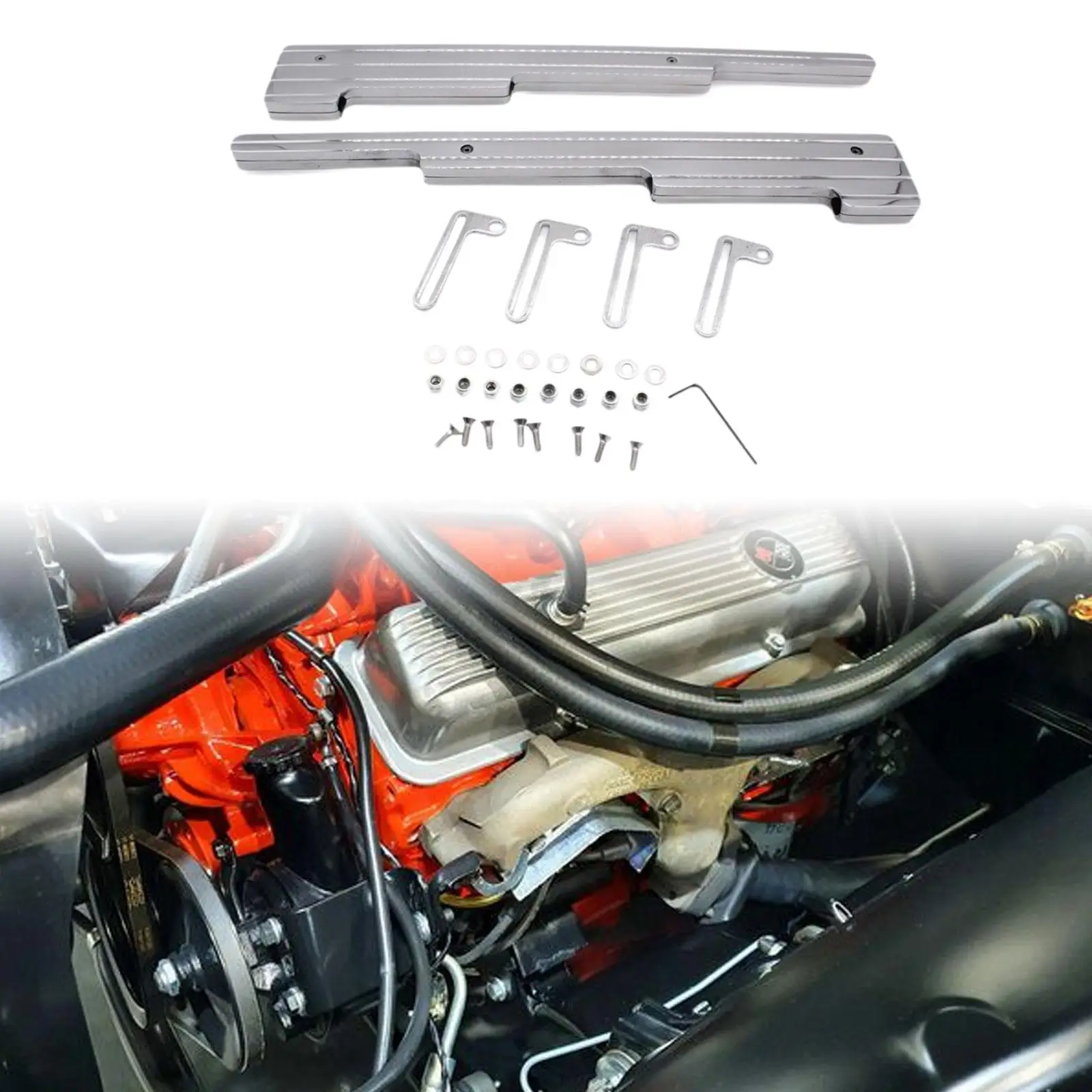 Billet Aluminum Wire Loom Bracket Assembly Holder for 265 283 327 Engines for Car Vehicle Repair
Billet Aluminum Wire Loom Bracket Assembly Holder for 265 283 327 Engines for Car Vehicle Repair