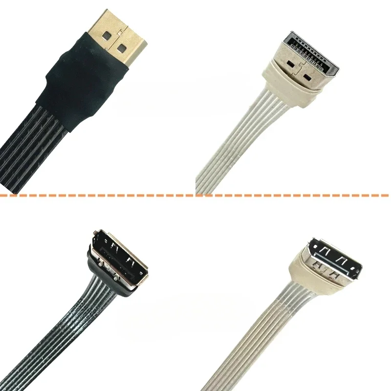 Для V1.4 DisplayPort удлинительный кабель «папа-мама» DP к DP 1.4 4K 165 Гц адаптер FPC плоский ленточный кабель для графического процессора ТВ удлинитель видео
Для V1.4 DisplayPort удлинительный кабель «папа-мама» DP к DP 1.4 4K 165 Гц адаптер FPC плоский ленточный кабель для графического процессора ТВ удлинитель видео