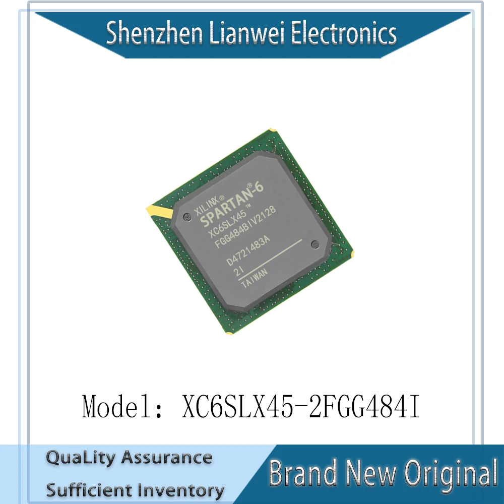 100% New Original XC6SLX45 XC6SLX45-2FGG484I XC6SLX45-FGG484 IC Chipset FBGA-484
100% New Original XC6SLX45 XC6SLX45-2FGG484I XC6SLX45-FGG484 IC Chipset FBGA-484