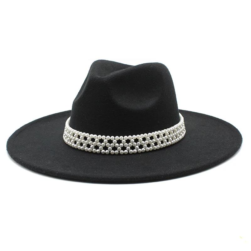 Autumn And Winter Jazz Top Hat Men S And Women S Fashion Casual 9 5CM Wide Brim Fedora Hat Felt Cap
Autumn And Winter Jazz Top Hat Men S And Women S Fashion Casual 9 5CM Wide Brim Fedora Hat Felt Cap