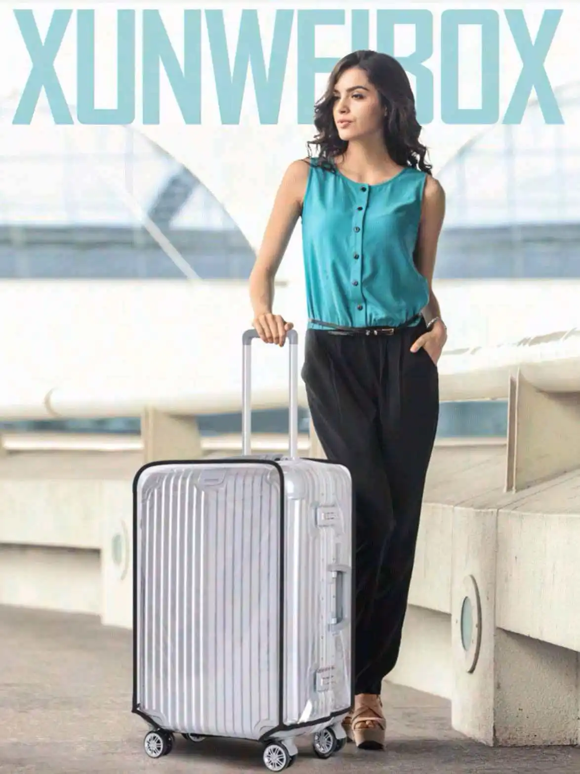 Large Size Thickened PVC Luggage Cover with Wear-Resistant Transparent Design Anti-Scratch Dustproof for Suitcase with Pull Rod
Large Size Thickened PVC Luggage Cover with Wear-Resistant Transparent Design Anti-Scratch Dustproof for Suitcase with Pull Rod