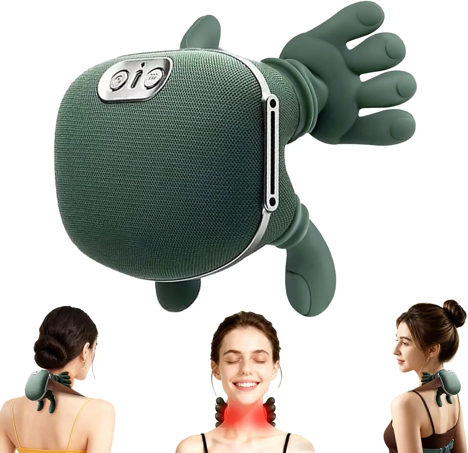 Electric Neck and Back Massager with Heat, 4D Kneading Deep Tissue Pain Relief for Shoulder Muscle Relax Portable
Electric Neck and Back Massager with Heat, 4D Kneading Deep Tissue Pain Relief for Shoulder Muscle Relax Portable