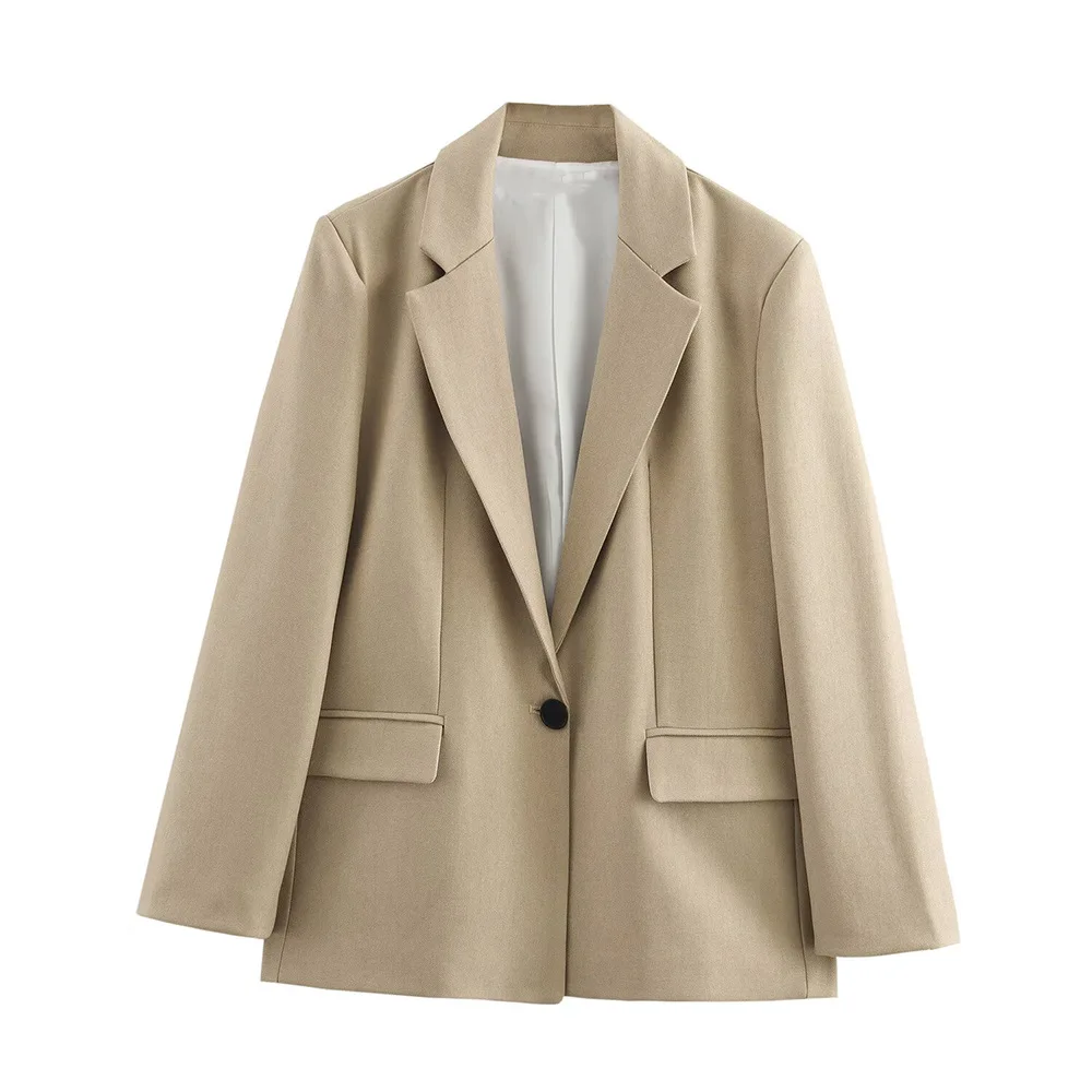 женский пиджак прямого кроя с подплечниками, однобортный, с длинным рукавом, с клапаном спереди, карманом, весна-лето, новый однотонный повседневный шикарный пиджак
женский пиджак прямого кроя с подплечниками, однобортный, с длинным рукавом, с клапаном спереди, карманом, весна-лето, новый однотонный повседневный шикарный пиджак