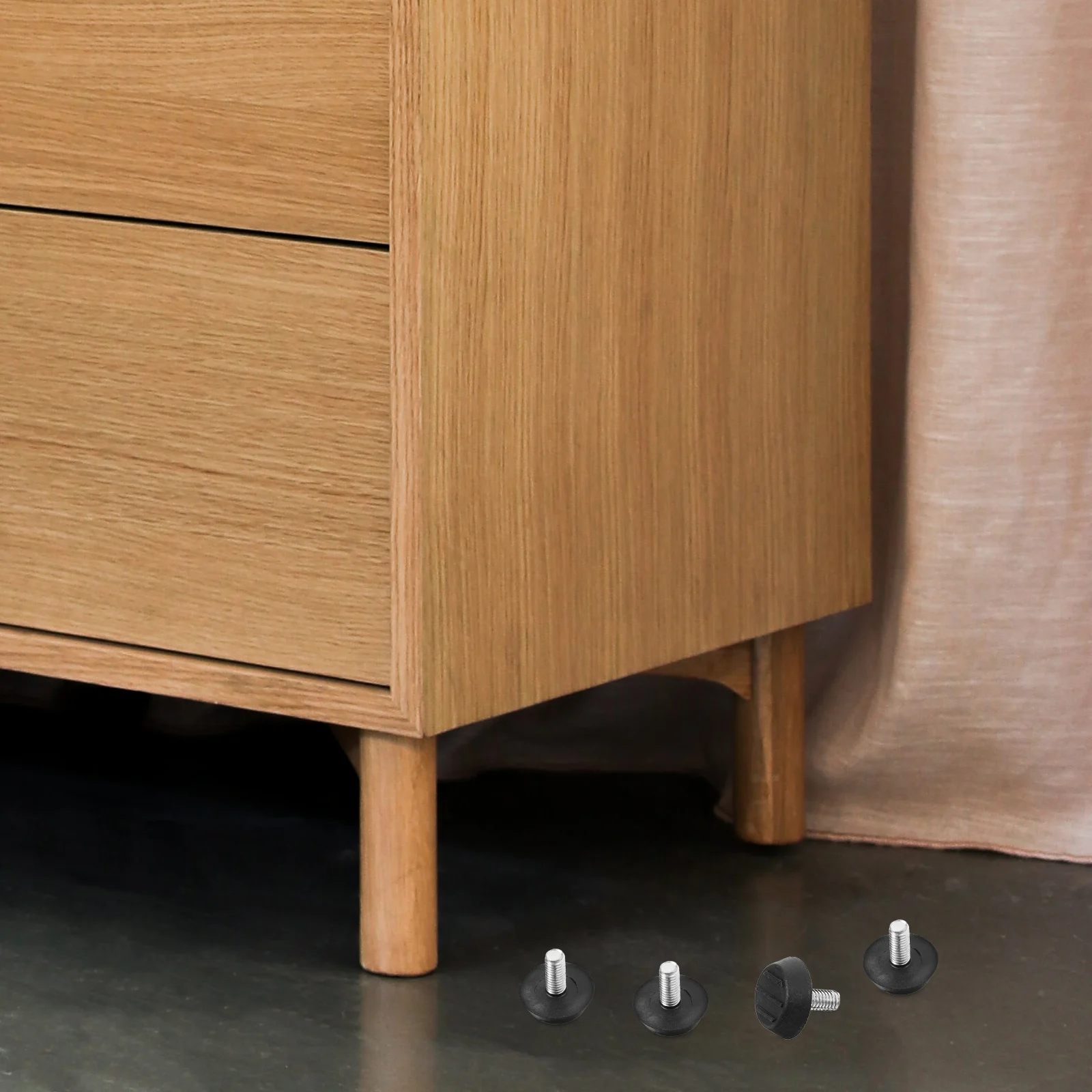 100pcs Adjustable Steel Furniture Legs Levelers Table Chair Sofa Feet Glides Screw Bolts Rubber Pads for Home Office Use
100pcs Adjustable Steel Furniture Legs Levelers Table Chair Sofa Feet Glides Screw Bolts Rubber Pads for Home Office Use