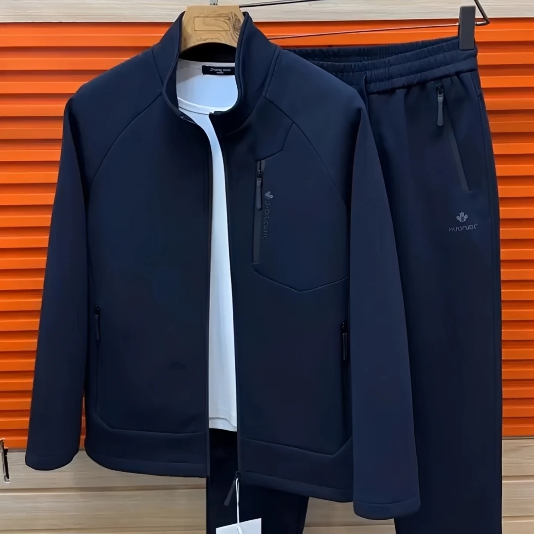 Men's Spring Autumn New Zipper Loose Casual Comfortable Warm Stand Collar Sportswear Faionable Versatile Leisure Suit
Men's Spring Autumn New Zipper Loose Casual Comfortable Warm Stand Collar Sportswear Faionable Versatile Leisure Suit