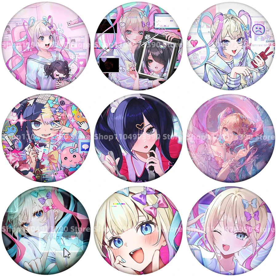 Металлический значок-брошь Kawaii Needy Girl Overdose KAngel Ame-Chan, круглый, для одежды и рюкзаков, декор в стиле Y2K, подарок для фанатов, коллекция
Металлический значок-брошь Kawaii Needy Girl Overdose KAngel Ame-Chan, круглый, для одежды и рюкзаков, декор в стиле Y2K, подарок для фанатов, коллекция