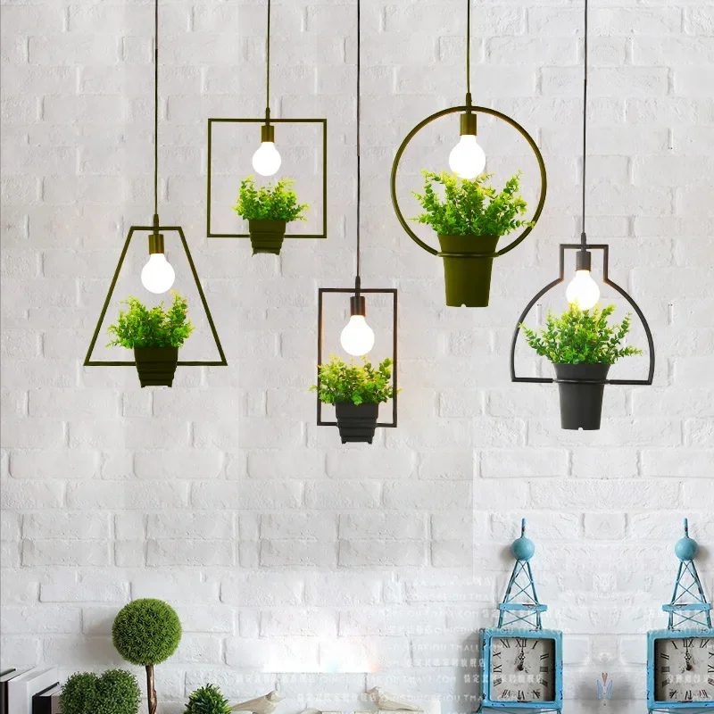 Countryside Style Plant Pot Pendant Light Square Round Shape Wrought Iron Droplight Restaurant Cafe Bar Garden Deco Hanging Lamp
Countryside Style Plant Pot Pendant Light Square Round Shape Wrought Iron Droplight Restaurant Cafe Bar Garden Deco Hanging Lamp