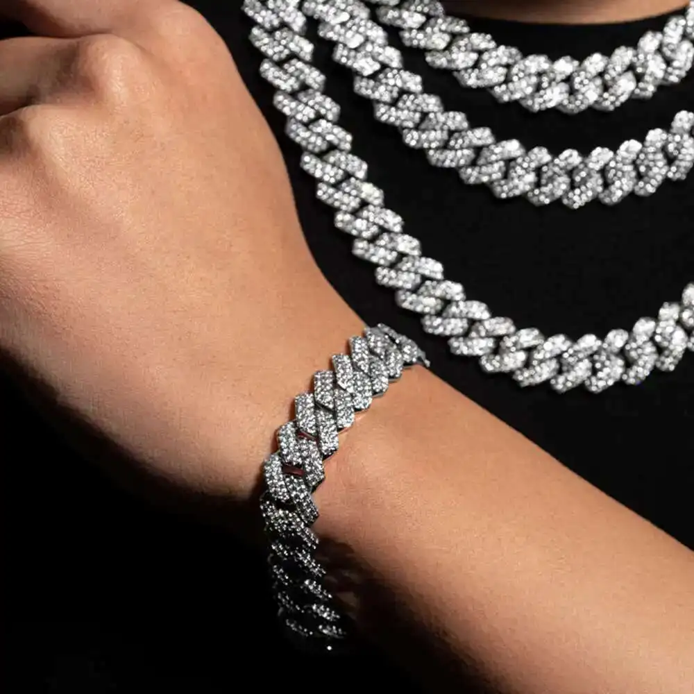 Mens Iced Out Diamond Cuban Link Necklace Hip Hop Jewelry Necklace Cuban Link Chain Necklace
Mens Iced Out Diamond Cuban Link Necklace Hip Hop Jewelry Necklace Cuban Link Chain Necklace