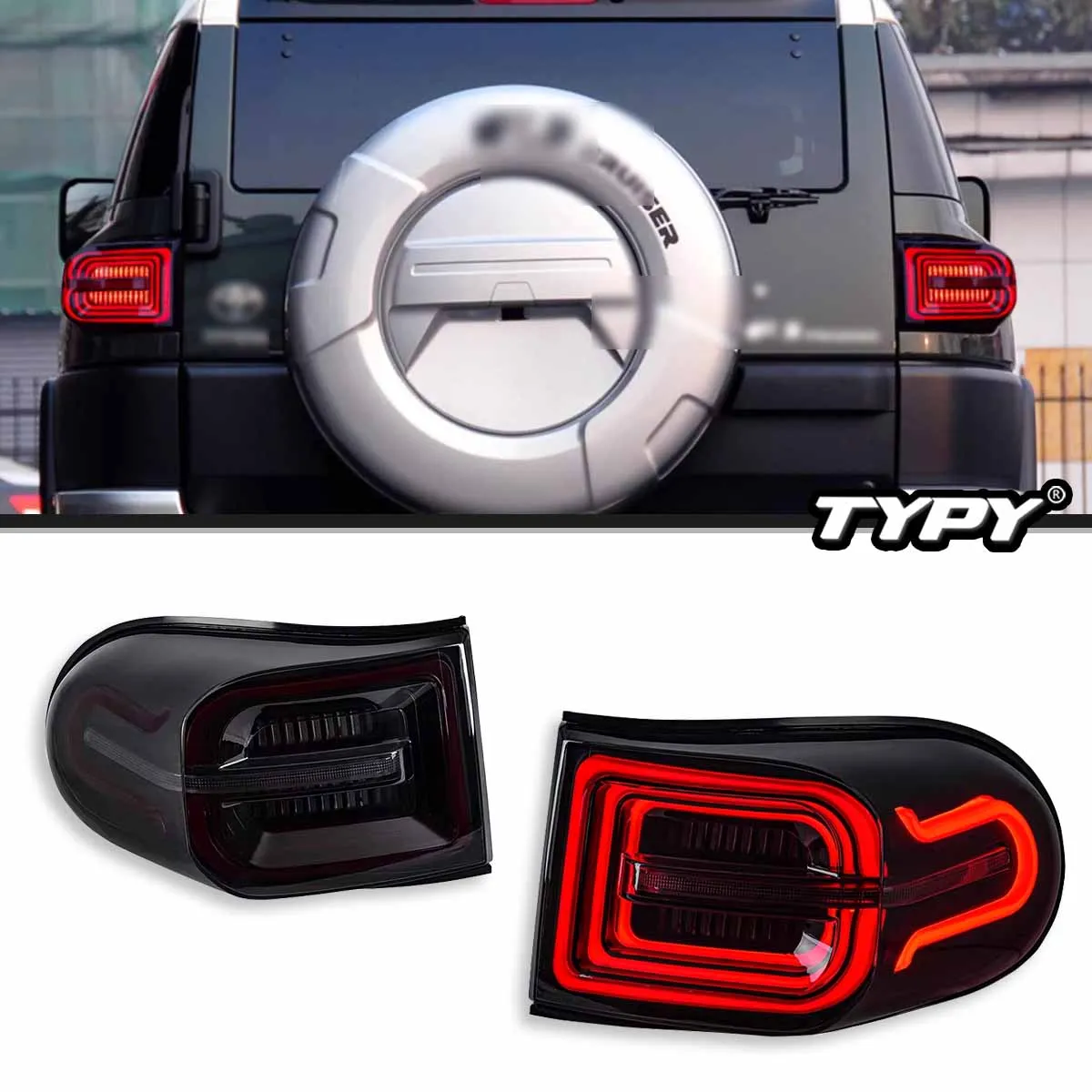TYPY Car Lights For Toyota FJ Cruiser 2006-2020 Taillight LED Projetor Tail Lamp Daytime Running Light Automotive Accessories
TYPY Car Lights For Toyota FJ Cruiser 2006-2020 Taillight LED Projetor Tail Lamp Daytime Running Light Automotive Accessories