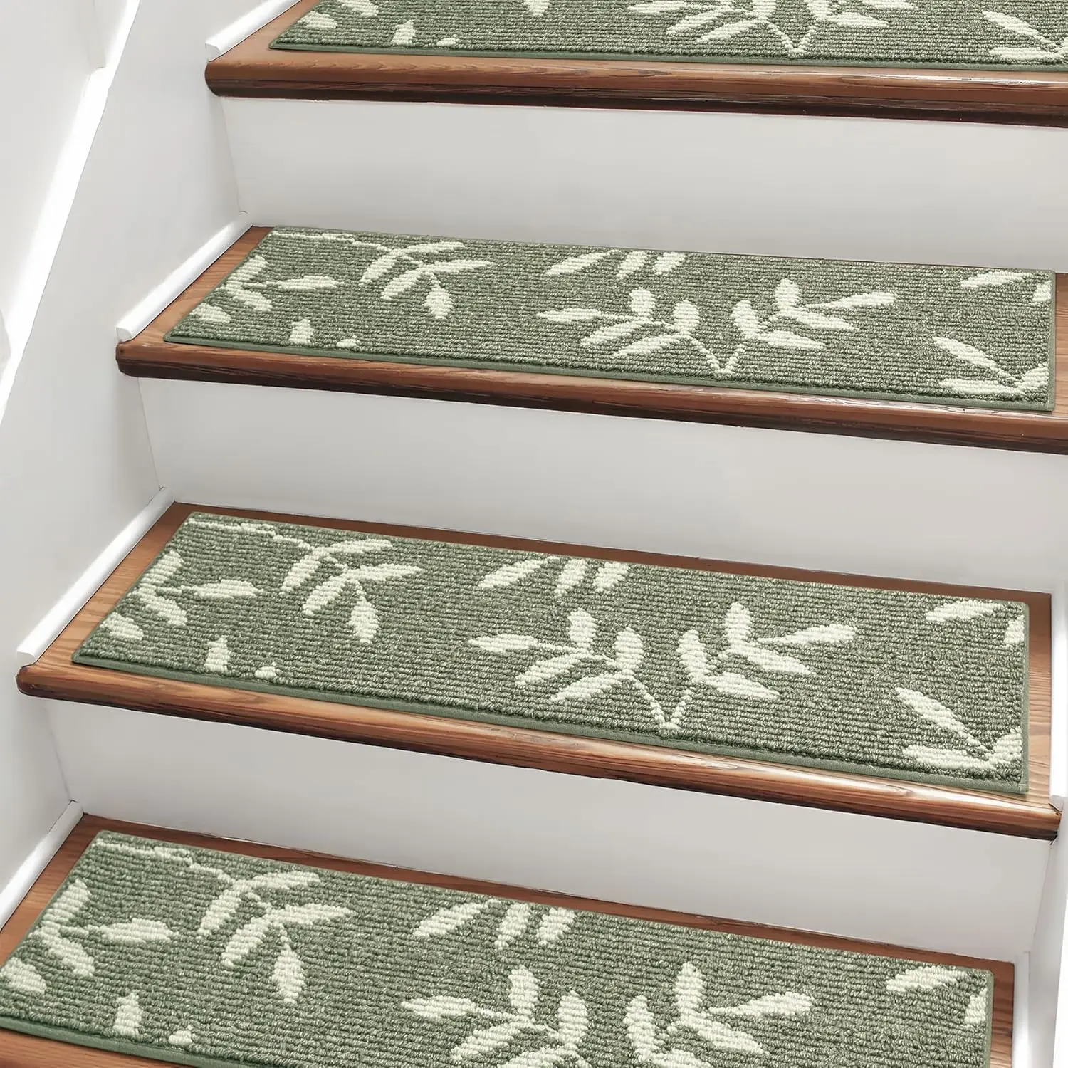 Non-Slip Stair Treads for Wood Steps, 30x8 inch, Set of 15, Green - Reusable & Machine Washable
Non-Slip Stair Treads for Wood Steps, 30x8 inch, Set of 15, Green - Reusable & Machine Washable
