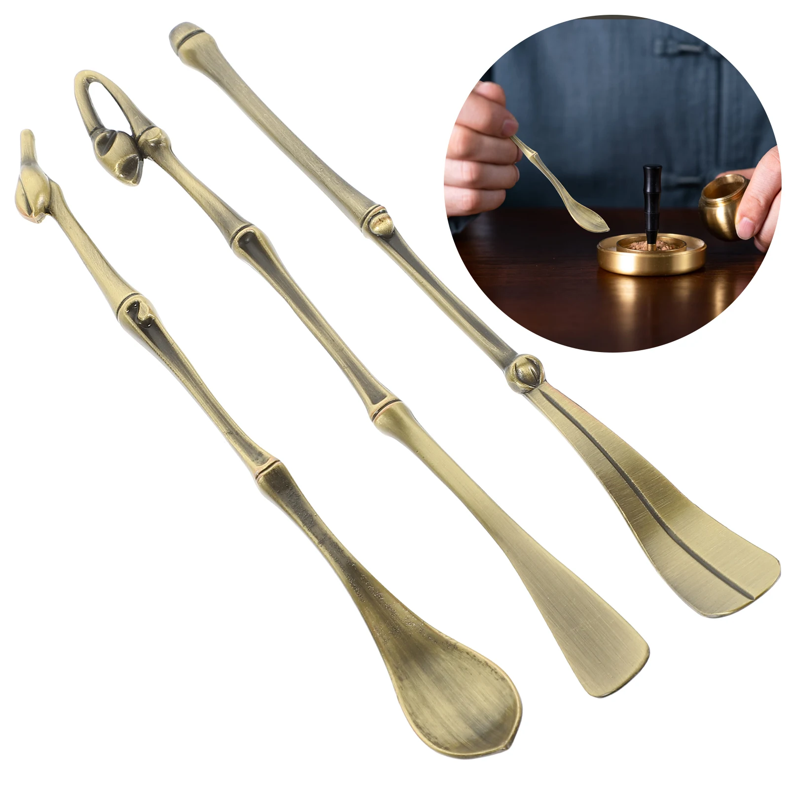 3Pcs Copper Alloy Incense Ceremony Supplies Decor Chinese Incense Burner Kit Accessories Tea Ceremony Tools
3Pcs Copper Alloy Incense Ceremony Supplies Decor Chinese Incense Burner Kit Accessories Tea Ceremony Tools