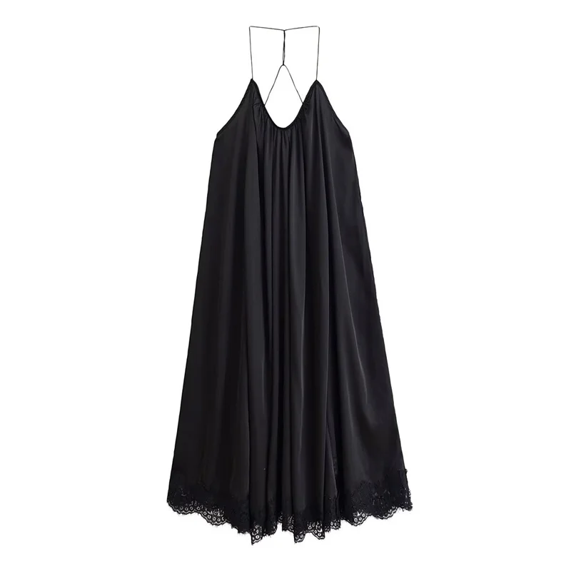 Fashionable New Lace Hem Dress, Casual and Versatile, Elegant and Graceful
Fashionable New Lace Hem Dress, Casual and Versatile, Elegant and Graceful