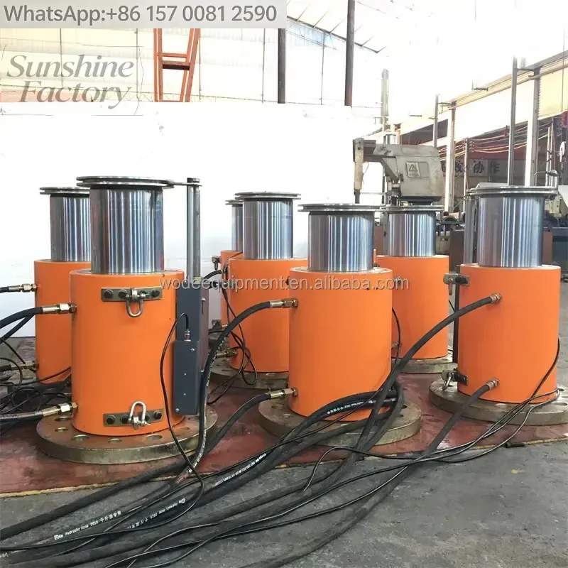Double Acting Electro 250 Ton Hydraulic Cylinder Pump Set 250 Ton Jack
Double Acting Electro 250 Ton Hydraulic Cylinder Pump Set 250 Ton Jack