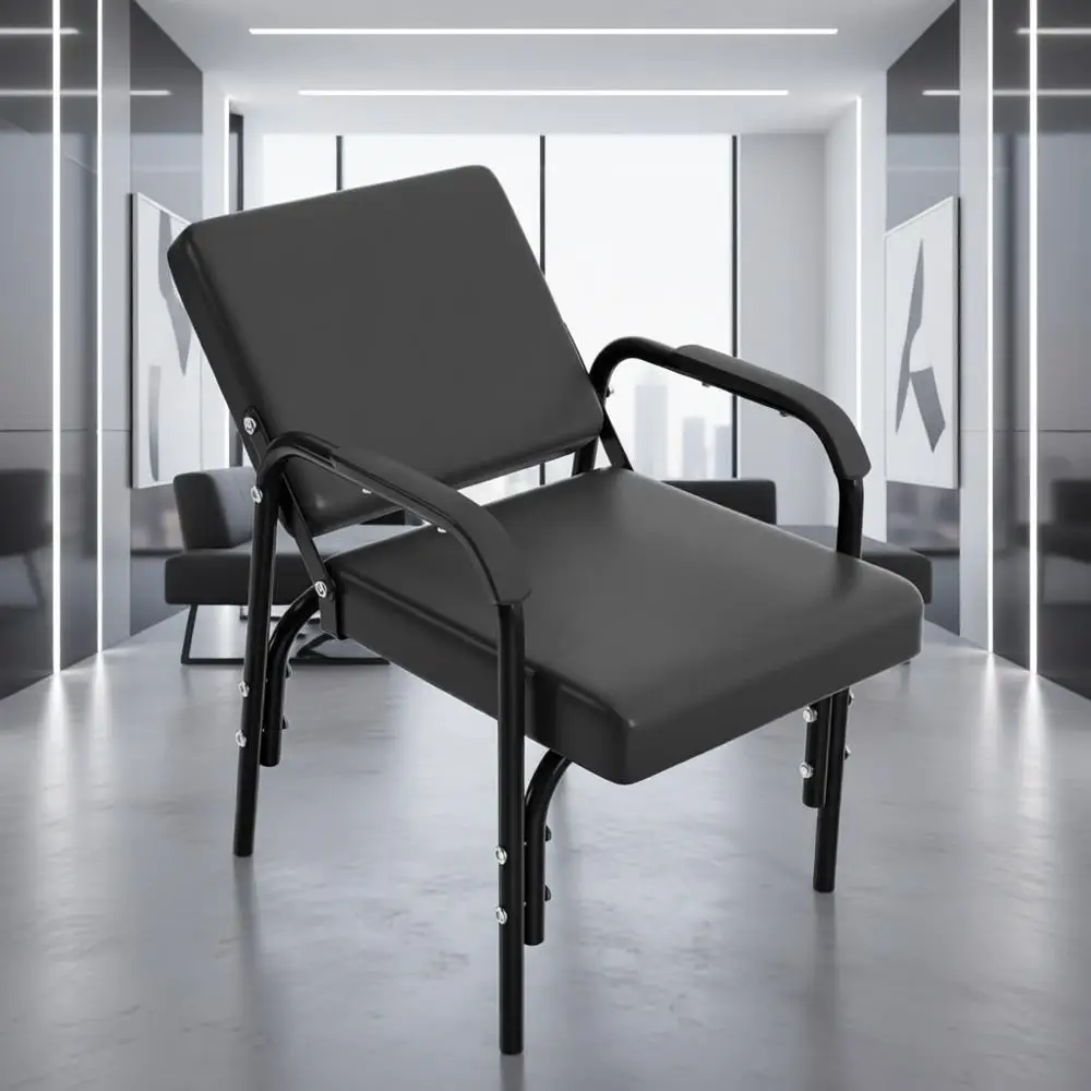Portable Reclining Shampoo Chair with Heavy-Duty Chrome Arms and Thick Seat for Salon, Tattoo, SPA, and Home Use (Black)
Portable Reclining Shampoo Chair with Heavy-Duty Chrome Arms and Thick Seat for Salon, Tattoo, SPA, and Home Use (Black)