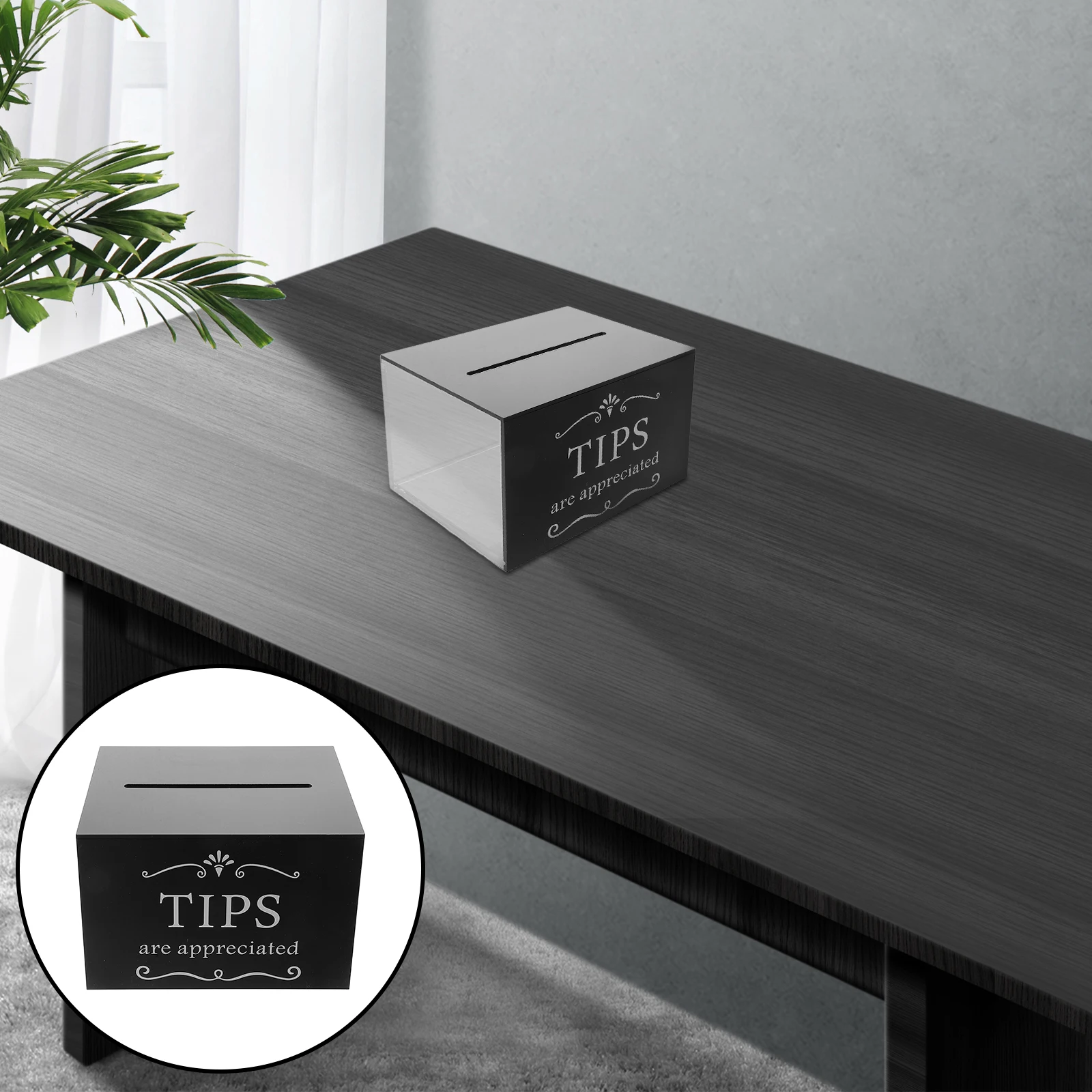 Acrylic Tip Collection Box Lock Clear Large Capacity Money Storage Suggestion Donation Overflow Cash Box for Bartenders
Acrylic Tip Collection Box Lock Clear Large Capacity Money Storage Suggestion Donation Overflow Cash Box for Bartenders