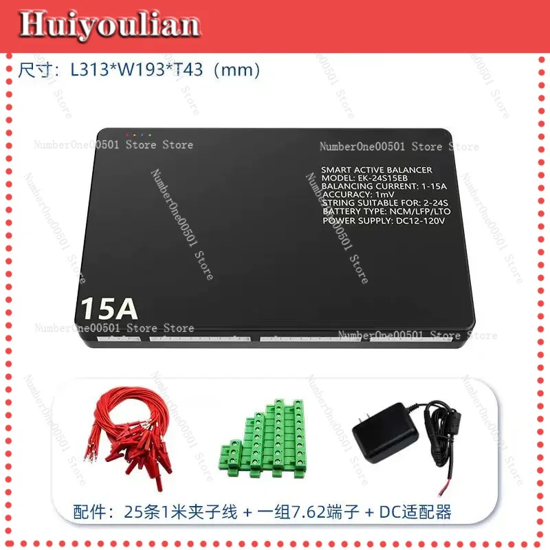2-24S 15A Smart Active Equalizer for Li-ion LFP LTO Battery Bluetooth APP Balance
2-24S 15A Smart Active Equalizer for Li-ion LFP LTO Battery Bluetooth APP Balance
