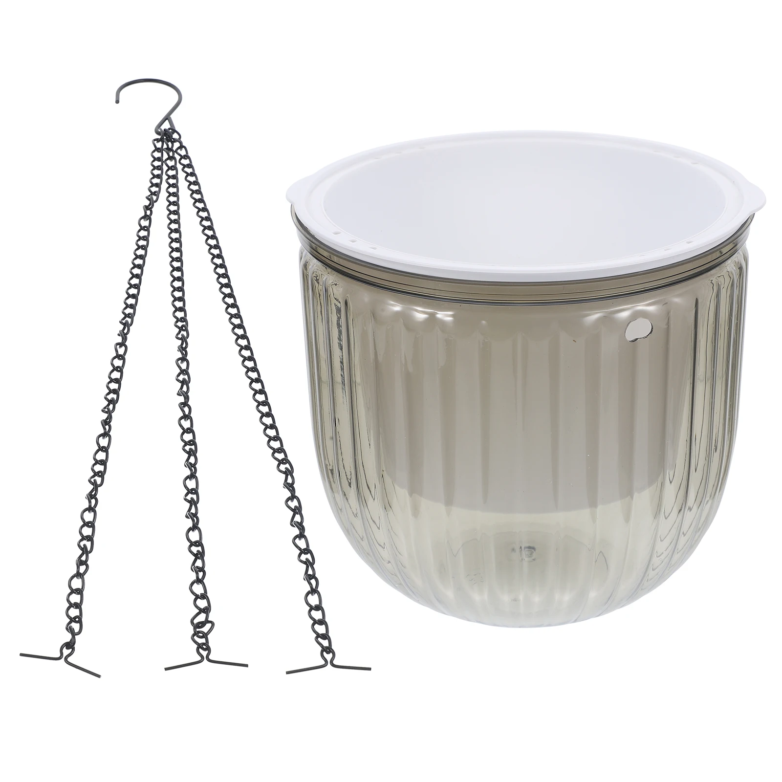 Automatic Water Absorbent Flower Pot Self Watering Large Hanging Planter Decor Balcony Garden Yard Vase PET Iron Material
Automatic Water Absorbent Flower Pot Self Watering Large Hanging Planter Decor Balcony Garden Yard Vase PET Iron Material