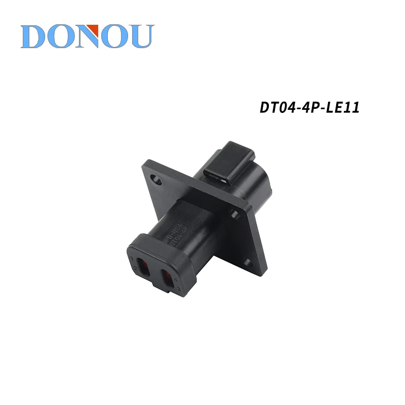 DT06-4S type Deutsch waterproof connector 4 hole male end sheath with French black plug DT04-4P-LE11
DT06-4S type Deutsch waterproof connector 4 hole male end sheath with French black plug DT04-4P-LE11