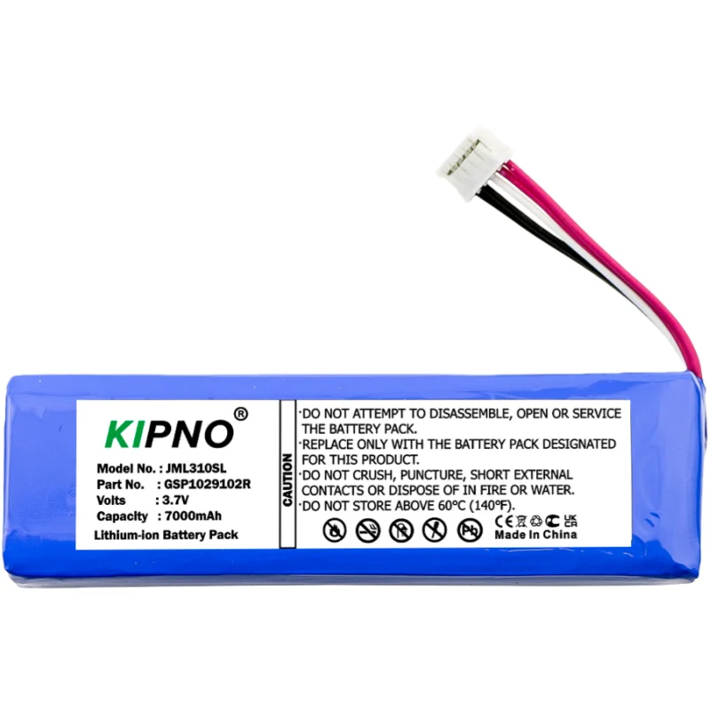 Speaker Battery 7000mAh GSP1029102R P763098 for JBL Charge 2+,Charge 2 Plus,Charge 3 2015,Charge 3 (2015 Version 2) ,Charge 2
Speaker Battery 7000mAh GSP1029102R P763098 for JBL Charge 2+,Charge 2 Plus,Charge 3 2015,Charge 3 (2015 Version 2) ,Charge 2