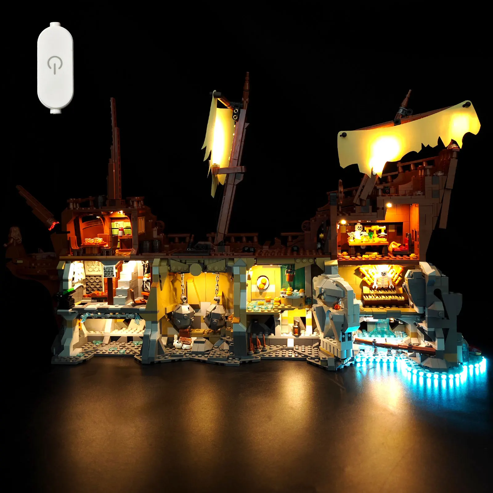LYBMTWF LED Lighting Kit Compatible with Lego 21363 Pirate ship model (NOT Include Model Bricks)
LYBMTWF LED Lighting Kit Compatible with Lego 21363 Pirate ship model (NOT Include Model Bricks)