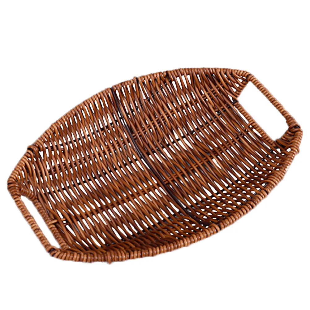 Fruit Vegetable Basket Daily Storage Woven Imitation Rattan Pp Anti Vine Portable Kitchen Household Use Decorative Snack
Fruit Vegetable Basket Daily Storage Woven Imitation Rattan Pp Anti Vine Portable Kitchen Household Use Decorative Snack