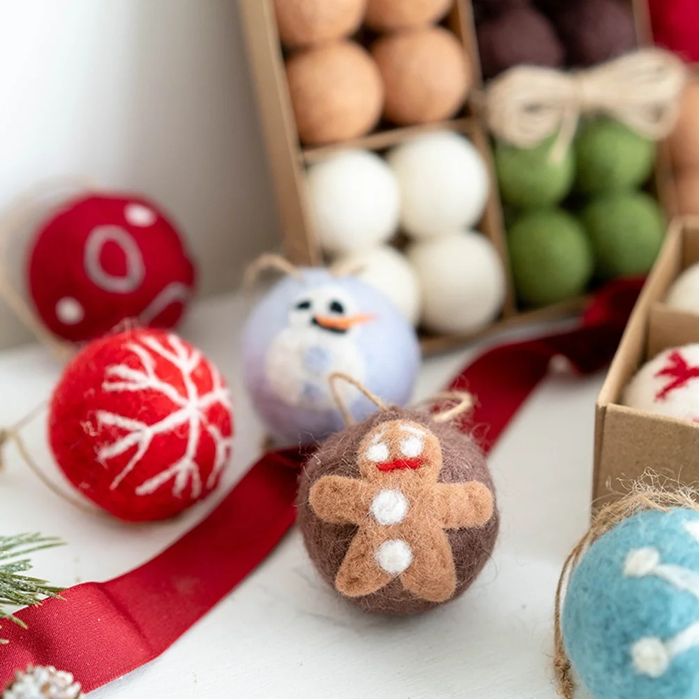 Christmas Wool Felt Ball Ornaments DIY Snowflake Tree Decor Set 6pc 5cm Or 36pc Snowflake Ball For Adorning Trees Festive
Christmas Wool Felt Ball Ornaments DIY Snowflake Tree Decor Set 6pc 5cm Or 36pc Snowflake Ball For Adorning Trees Festive