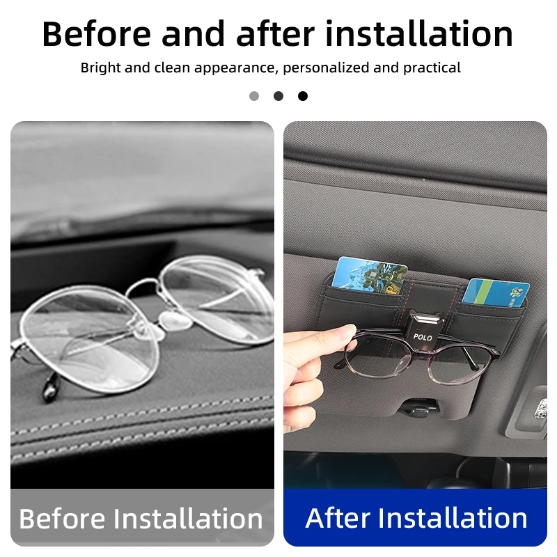 Car Leather Shield-Shaped Double-sided Card Holder Visor Sunglasses Clip For VW Polo Bora Golf Jetta Lavida Lamando Passat GTI
Car Leather Shield-Shaped Double-sided Card Holder Visor Sunglasses Clip For VW Polo Bora Golf Jetta Lavida Lamando Passat GTI