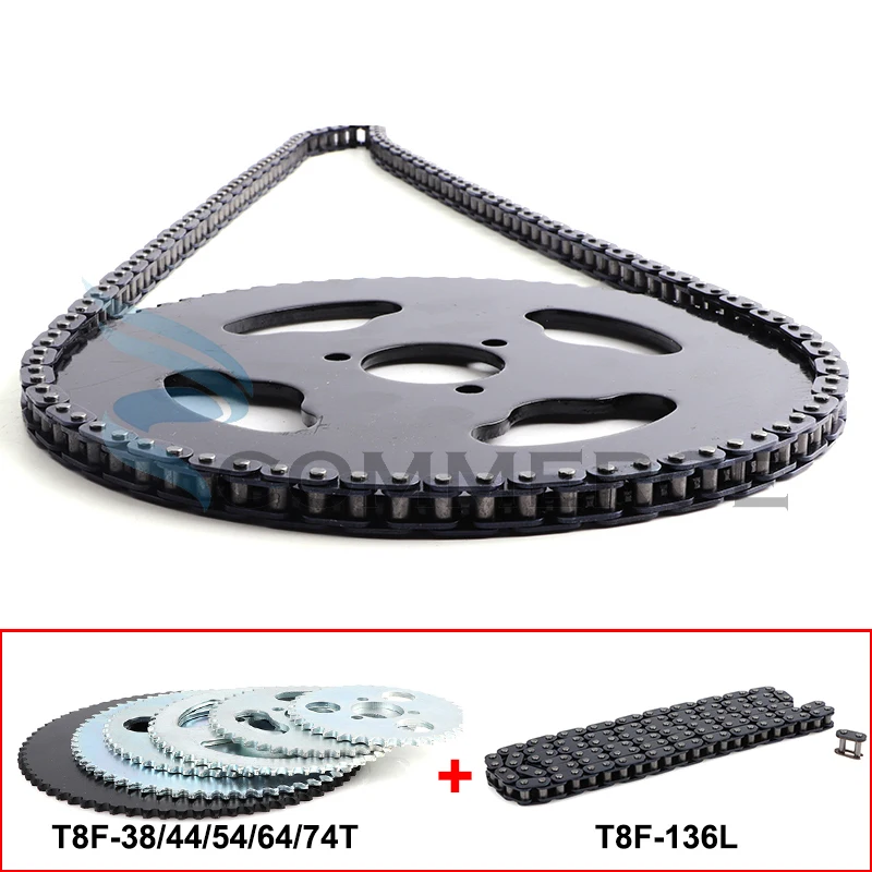47cc 49cc T8F Chain 136 Links and 38 44 54 64 74 Teeth Sprocket Fit For Mini Moto Dirt Pit Bike ATV Quad 2 Stroke Engine Parts
47cc 49cc T8F Chain 136 Links and 38 44 54 64 74 Teeth Sprocket Fit For Mini Moto Dirt Pit Bike ATV Quad 2 Stroke Engine Parts