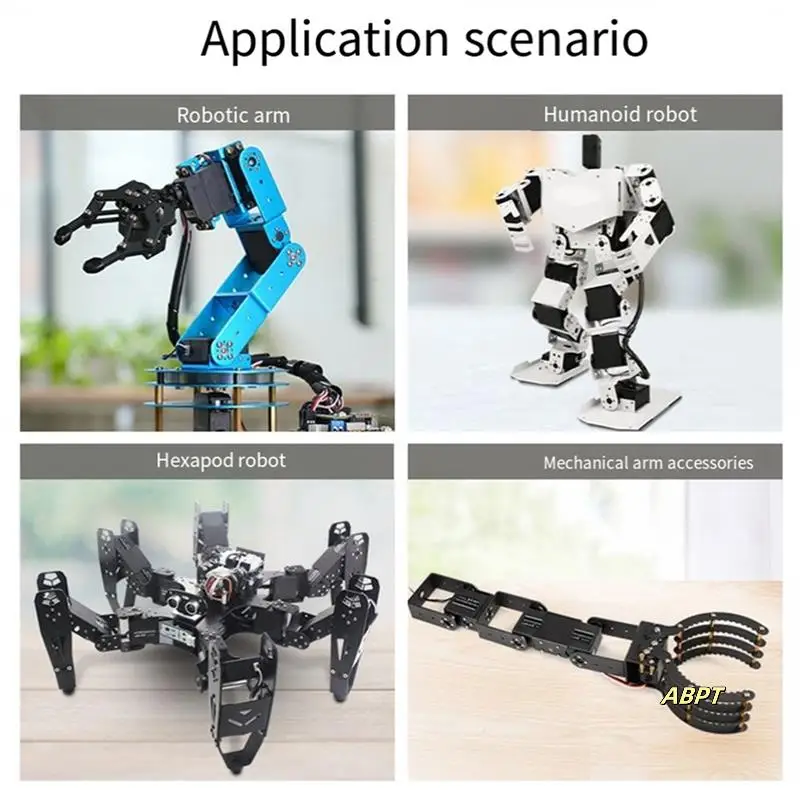 6-DOF Robotic Arm DIY Kit Multi Degree-Of-Freedom Robot Servo Grasping Maker Education Construction Set(Excluding Servo)
6-DOF Robotic Arm DIY Kit Multi Degree-Of-Freedom Robot Servo Grasping Maker Education Construction Set(Excluding Servo)