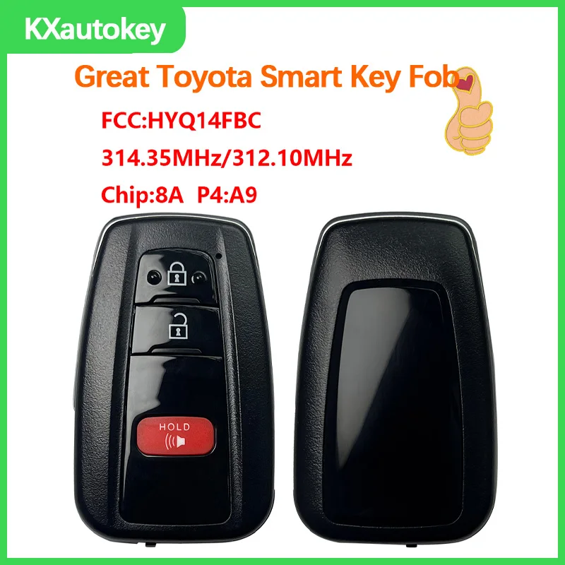KXK007006 For Toyota 2020-2022 Highlander FCC-HYQ14FBC Chip-8A P4 AA Aftermarket Durable Keyless Entry Key For Toyota
KXK007006 For Toyota 2020-2022 Highlander FCC-HYQ14FBC Chip-8A P4 AA Aftermarket Durable Keyless Entry Key For Toyota