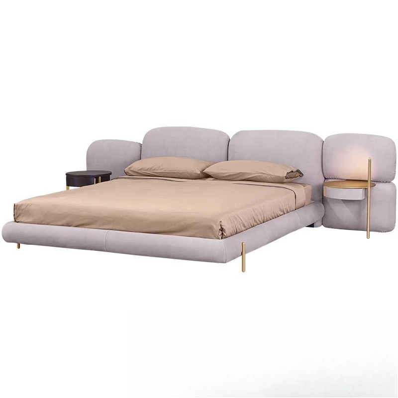 Leather bed simple modern leather master bedroom designer light luxury Internet celebrity double bed
Leather bed simple modern leather master bedroom designer light luxury Internet celebrity double bed