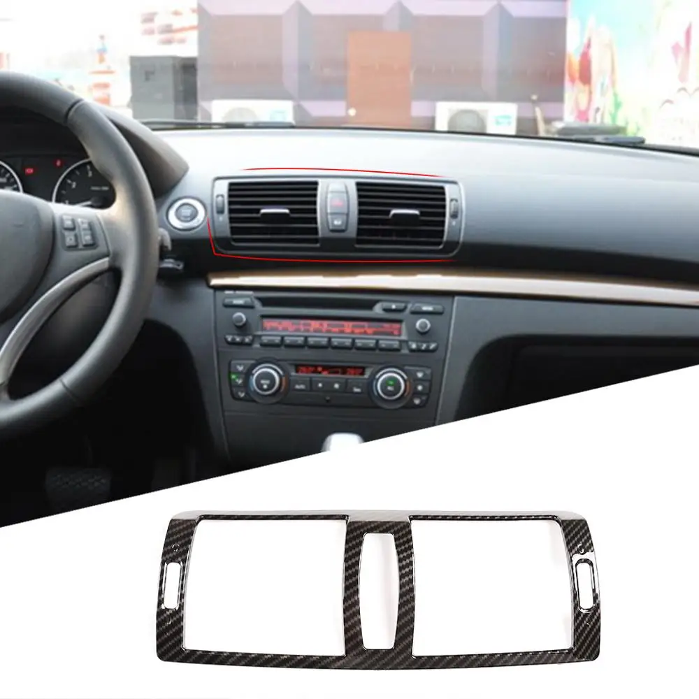 Car Accessories For BMW1 Series E81 2007-2011 ABS chrome/Carbon Fiber Texture Center Air Conditioning Vent Frame Trim
Car Accessories For BMW1 Series E81 2007-2011 ABS chrome/Carbon Fiber Texture Center Air Conditioning Vent Frame Trim