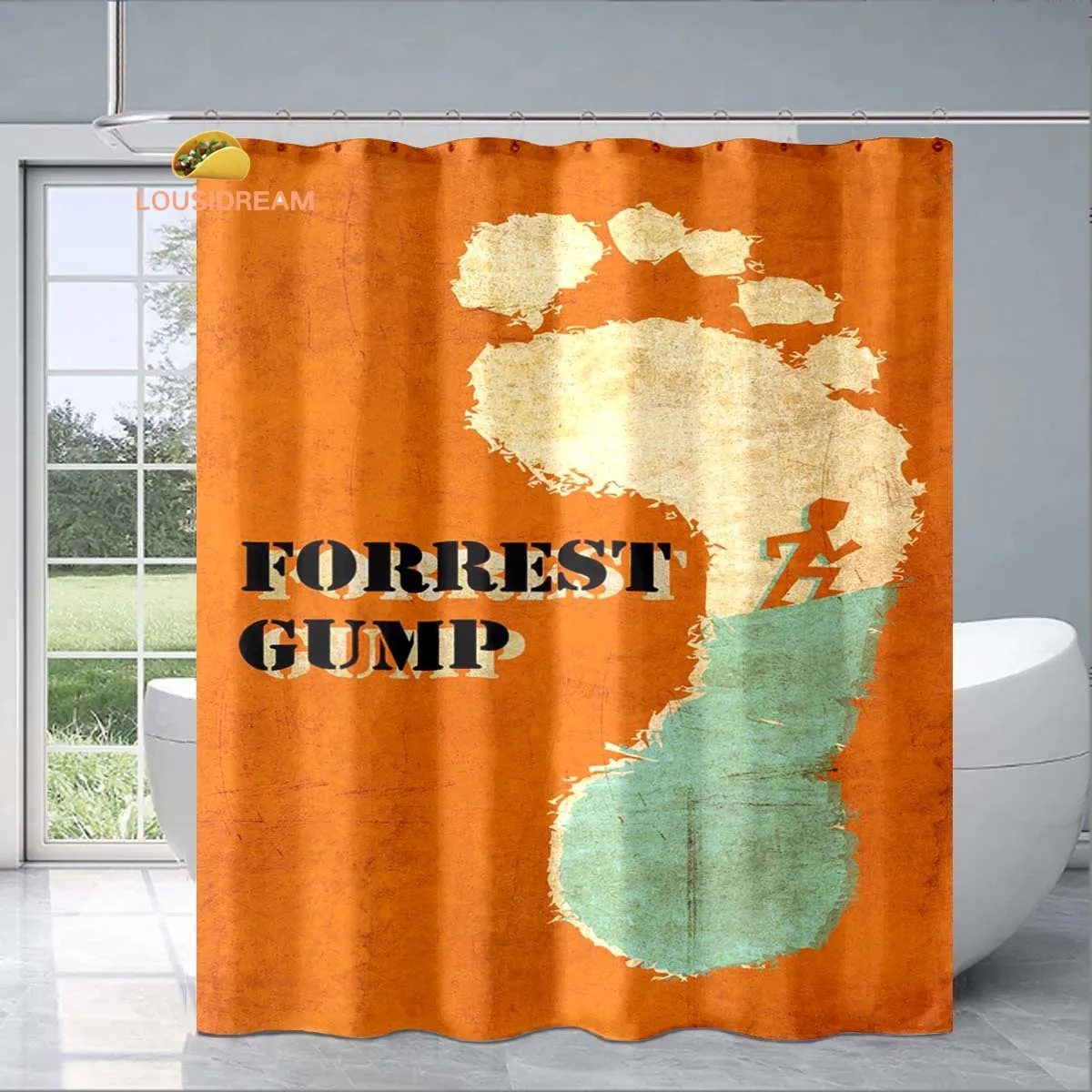 Вдохновляющие изысканные занавески для душа Forrest Gump, модный декоративный подарок для взрослых и детей, водонепроницаемая занавеска для ванной комнаты с защитой от плесени
Вдохновляющие изысканные занавески для душа Forrest Gump, модный декоративный подарок для взрослых и детей, водонепроницаемая занавеска для ванной комнаты с защитой от плесени